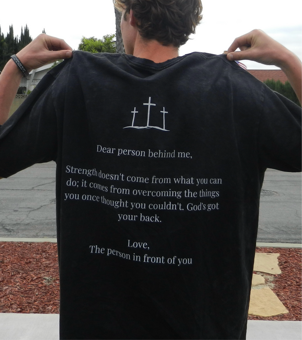 Dear Person Behind Me Vintage Wash T-Shirt (Strength)